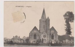 62  AUDRUICQ  - Eglise Cimetière  - CPA  N/B 9,5x14 BE - Audruicq