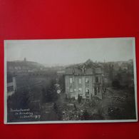 CARTE PHOTO PORRENTRUY BOMBARDEMENT 1917 TEXTE VERSO UN AVION ALLEMAND ATTEINT PAR  L ARTILLERIE FRANCAISE - Sonstige & Ohne Zuordnung