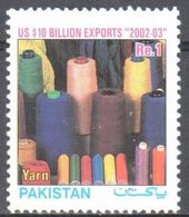 Pakistan - Yarn - Exports - MNH - Textile