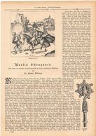 A102 108 - Martin Schongauer 1 Artikel Ca.8 Bildern Von 1890 !! - Schilderijen &  Beeldhouwkunst