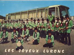 87 - BESSINES - BUS -UNION MUSICALE DANIEL CACAUD -PLACE DU CHAMP DE FOIRE - FANFARE BANDA LES JOYEUX LURONS - Bessines Sur Gartempe