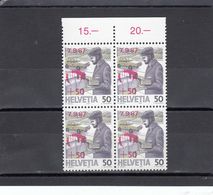 Suisse - Année 1987 - Neuf** -  N°YT 1287** - Aide Aux Sinistrés - Neufs