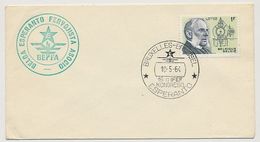 BELGIQUE - Env Oblit Temporaire De Bruxelles 1964 - 16eme Congrès IFEF Esperanto + Cachet Privé - Storia Postale