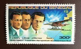 Senegal 1980 Airmail Flight Anniversary Aircraft MNH - Sénégal (1960-...)