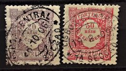 PORTUGAL : 1904 - TAXE N° 9 Et 12 - Gebraucht