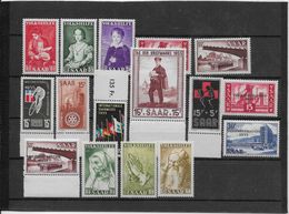 Sarre N°334/349 -  Neuf ** Sans Charnière - TB - Unused Stamps