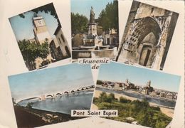 PONT-SAINT-ESPRIT. - Souvenir De... Multivues. CPM Dentelée - Pont-Saint-Esprit