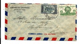 Lettre Affranchie 90 Cents (40 + 50) Par AVION - Servicio AEREO - Mexico