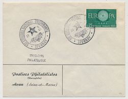 FRANCE - Env Postiers Philatélistes - Oblit Temporaire 53eme Congrès National D'Espéranto - EPERNAY - 1961 - Bolli Commemorativi
