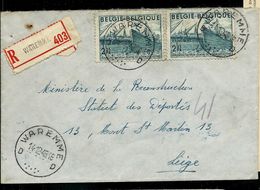 Doc. De WAREMME - D D - Du 14/12/46 Avec 2 X N° 764 (exportations) En Rec. - Correo Rural