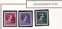 -10% Van Acker 1946 DENDERHOUTEM (UKKEL5)  [KVM N° 108] 1,5 Fr - 2Fr & 5 Fr Postfris - 1946 -10%