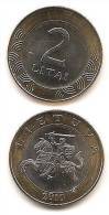 Lithuania - Lietuva  2010 Regular Coin  2 Liti / Litas - Bi-Metallic  UNC - Lituania