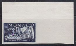 Monaco (1946) Steamer. Map. Trial Color Proof.  Stamp Day.  Scott No B92, Yvert No 294. - Otros & Sin Clasificación