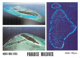 Asie  PARADISE MALDIVES  North Male Atoll (Timbre Stamp SRI LANKA) - Maldivas