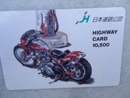 JAPAN NTT AND OTHERS  USED CARDS  MOTORBIKES - Motorräder