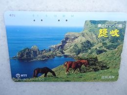 JAPAN NTT AND OTHERS  USED CARDS  HORSES - Horses