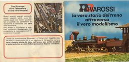 Catalogue RIVAROSSI 1977 Minifoglietto La Vera Storia Del Treno  - En Italien - Non Classificati