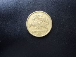 LITHUANIE : 20 CENTU   1997   KM 107    TTB - Litouwen