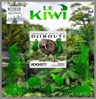 DJIBOUTI 2020 MNH The Kiwi Birds Vögel Oiseaux S/S - OFFICIAL ISSUE - DHQ2020 - Kiwi's