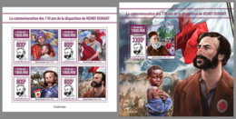 TOGO 2020 MNH Henry Dunant Red Cross M/S+S/S - IMPERFORATED - DHQ2022 - Henry Dunant