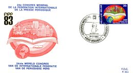 14183007 BE 19830319 Verviers; Presse Périodique FIPP, Joseph Demarteau; Fdc Cob2084 - 1981-1990