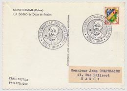 FRANCE - CPSM De MONTELIMAR Légendée En ESPERANTO - Cachet Temp. 52eme Congrès National D'Espéranto MONTELIMAR 1960 - Commemorative Postmarks