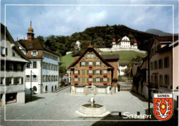 Sarnen - Dorfplatz Mit Landenberg (774) - Sarnen