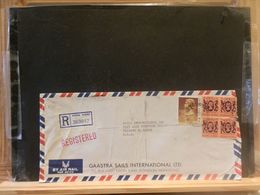 87/833  LETTRE HONG KONG REGISTRED - Lettres & Documents