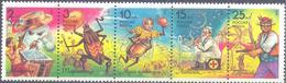 1993. Russia, Childrens Tales, 5v, Mint/** - Blocks & Sheetlets & Panes
