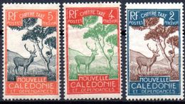 Nouvelle Caledonie: Yvert Taxe N°26/28*; Cerf - Timbres-taxe