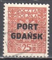 Poland Port Gdansk 1929 Danzig - Mi. 22 - Used - Gestempelt - Other & Unclassified
