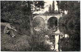 87. HAUTE-VIENNE - BUSSIERE-POITEVINE. Pont De Vauzelle. Pêcheur BPlan. - Bussiere Poitevine