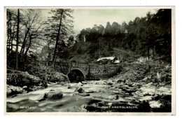 Ref 1371 - Real Photo Postcard - Pont Aberglaslyn - Caernarvonshire Wales - Caernarvonshire