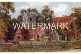 CHINGFORD OLD CHURCH OLD ART COLOUR POSTCARD A.R. QUINTON SALMON 1568 - Quinton, AR