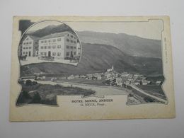 CPA Hotel Sonne ,Andeer  G.Nicca Propriétaire - Andeer