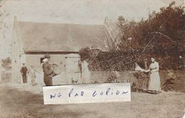 SAMER - A La Ferme Vers 1900 ( Carte Photo )   En L'état - Samer