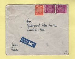 Israel - 1952 - Destination Saarlouis - Covers & Documents