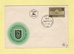 Israel - FDC - 1956 - Institut Technologique - Storia Postale