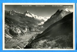 COV1078, Evolène Et Le Val D'Hérens, Dent Blanche , Glacier Ferpècle, Dents De Veisivi, 7881, Phototypie, Circulée 1930 - Evolène