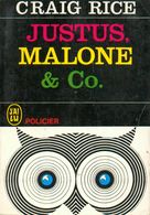 J'AI LU POLICIER N°P31 - 1965 -  C  RICE -  JUSTUS MALONE AND CO - J'ai Lu