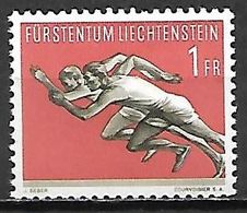 LIECHTENSTEIN   - 1956  .  Y&T N° 307 *.   .Athlétisme / Course - Neufs