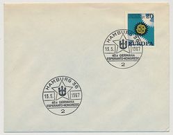 ALLEMAGNE - Enveloppe - 45eme Congrès Espéranto En Allemagne - HAMBURG 36 - 1967 - Esperánto