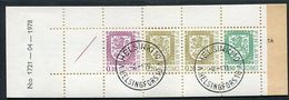 FINLAND 1978 Lion Definitive Type I 1 Mk. Complete Booklet, Cancelled.  Michel MH 10 I - Markenheftchen