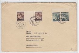 Böhmen+Mähren Brief Mit MIF Nach Bad Dürrenberg - Brieven En Documenten