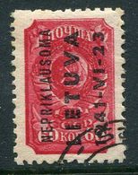 LITHUANIA 1941 Overprint On 60 K.,used.  Michel 8 - Occupation 1938-45