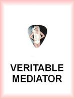 LADY GAGA MEDIATOR Medium PLECTRUM Guitar Pick (short Blanc) - Zubehör & Versandtaschen