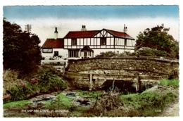 Ref 1372 - Real Photo Postcard - The Ship Inn  & River Bridge - Chapel St Leonards Near Skegness - Other & Unclassified