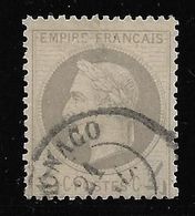 Monaco Cachet à Date Sur N°27B De France. - ...-1885 Prephilately