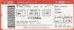 TURKISH AIRLINES - 2020 - BOARDING PASS - BİNİŞ KARTI - TK 0785 - TLV-IST - Telaviv-Istanbul - Wereld