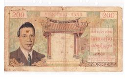 INDOCHINE BILLET 200 PIASTRES   SERIE Z.431   OCCASION - Indochina